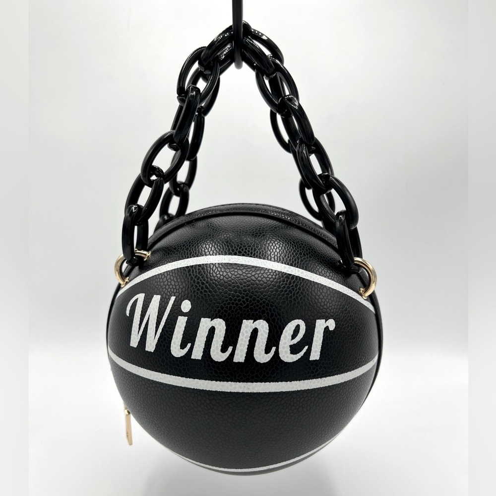 Basketball Black Small Winner Handbag